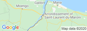 Saint Laurent Du Maroni map